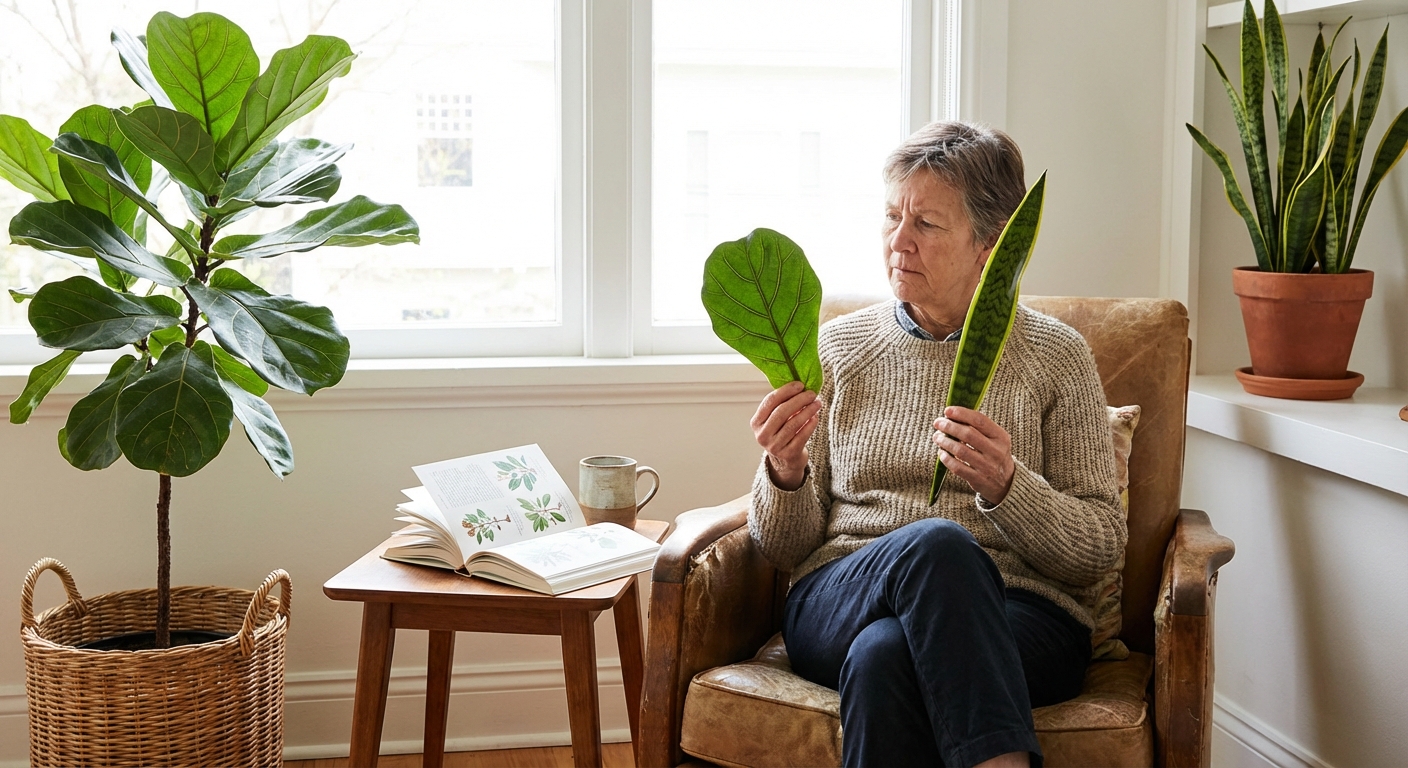 From Fiddle Leaf Fig to Snake Plant: A Soothing Comparison Guide to Popular Houseplants