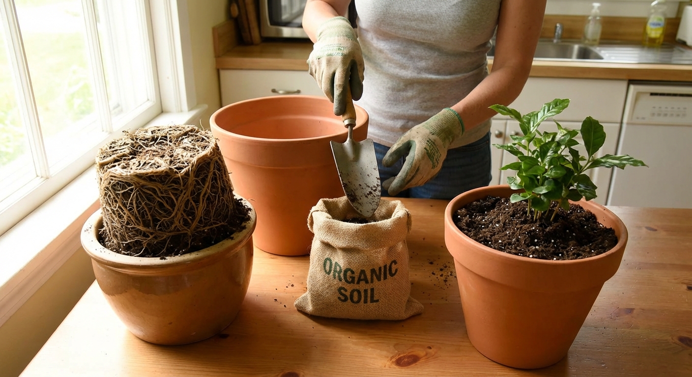 Repot or Refresh? A Calm Comparison Guide to Giving Your Houseplants More Room