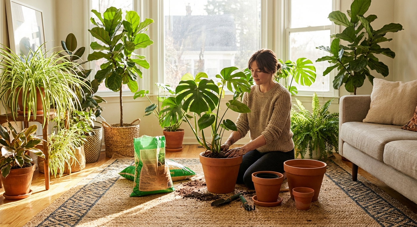 The Gentle Art of Repotting: A Soothing Step‑by‑Step Guide for Your Indoor Jungle