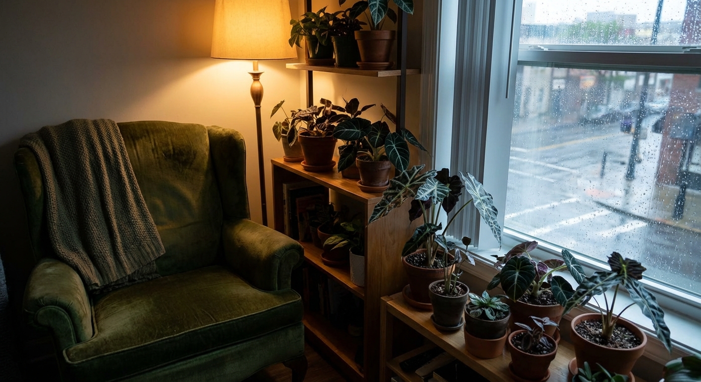 Velvet Leaves & Silver Veins: Rare Houseplants for Soft, Low-Light Corners