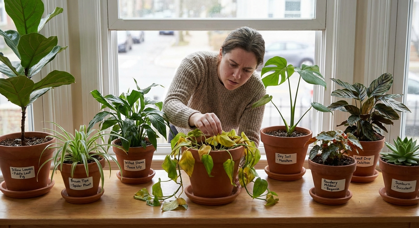 Why Is My Plant Sad? Matching Symptoms to Solutions for 7 Popular Houseplants